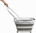 SAMMART 35L Collapsible Plastic Laundry Basket by SAMMART