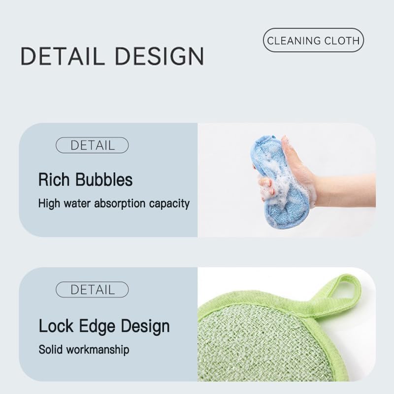 Kitchen Sponge, Dish Sponge, Scrub Sponges Cleaning Supplies, Sponges - Image 6
