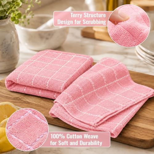 Kitinjoy 100% Cotton Terry Kitchen Towels, 13”x 28” - Image 2