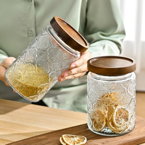 Glass Storage Containers With Lids, Glass Jars With Lids - Image 6