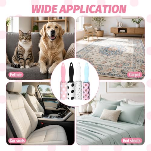12 Pcs Mini Lint Roller Bulk for Pet Hair and Clothes, 5.9" Small Lint Removers - Image 7