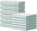 Kitinjoy Cotton 12 Pack Kitchen Towels and Dishcloths Sets by Kitinjoy
