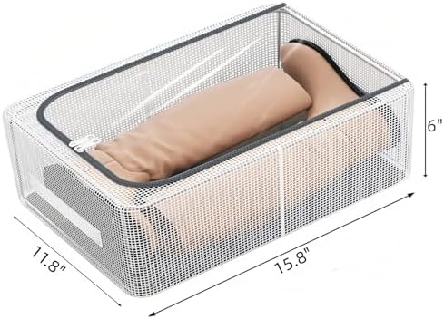 2 Pack Clear Shoe Storage Box for Boot Sneaker, 15.8" x 11.8" x 6" - Image 4