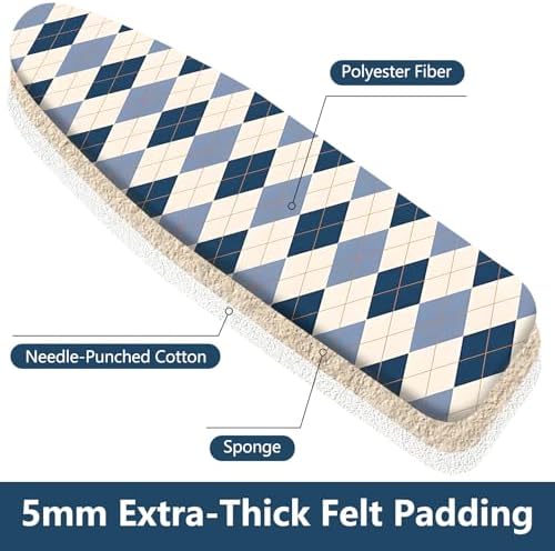 Padded Ironing Board Cover, 15 * 54 in Standard Size Ironing Board Covers - Image 3