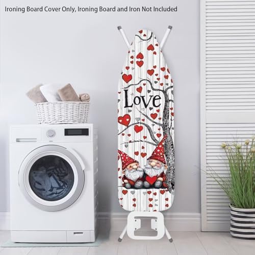 Gnome Ironing Board Cover Love Heart Ironing Board Pad Protective Cover - Image 3