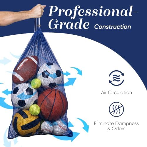 Mesh Equipment Bag, Adjustable, Cord Closure - Image 5