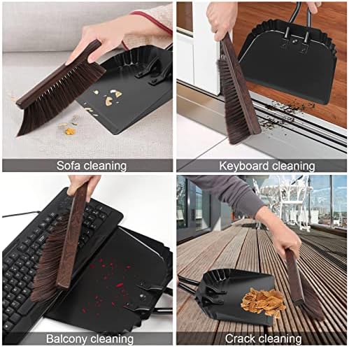 Heavy-Duty Metal Dust Pan-10”Wide Handheld Angled Dustpan - Image 5