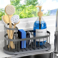 Sink Caddy Kitchen Sink Organizer, Sponge & Brush Holder, Stone Drying Mat by HOKEMOM
