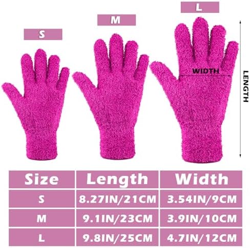 Patelai 3 Pairs Microfiber Dusting Gloves - Image 3