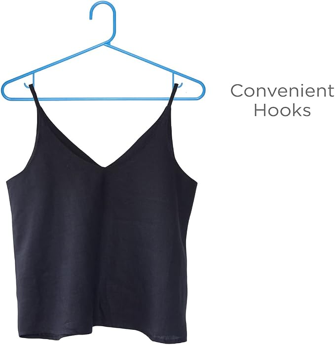 Clorox Blue Plastic Clothes Hangers – 10 Pack | Ideal - Image 2