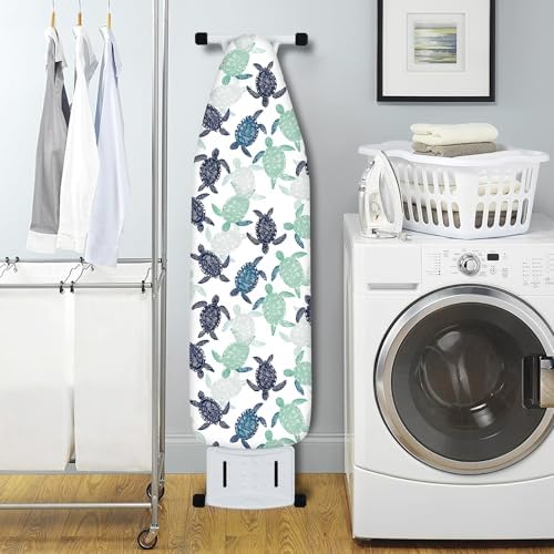 Ironing Board Cover and Pad 15x54 in, Sea Turtle Beach Ironing Board Cover - Image 5