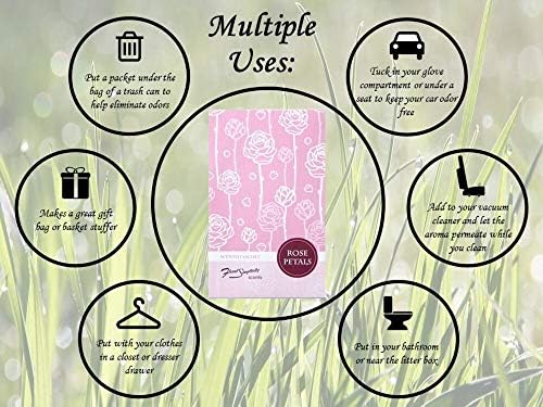 Rose Petals Scented Sachets Pack of 3, Spring and Summer - Image 3