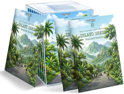 US07-Honolulu Island Green Scented Sachets by Unknown