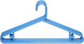 Clorox Blue Plastic Clothes Hangers – 10 Pack | Ideal by Clorox