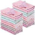 GADIEDIE 20 Pack Kitchen Dish Cloths Dish Towels, Super Absorbent Coral Fleece by GADIEDIE