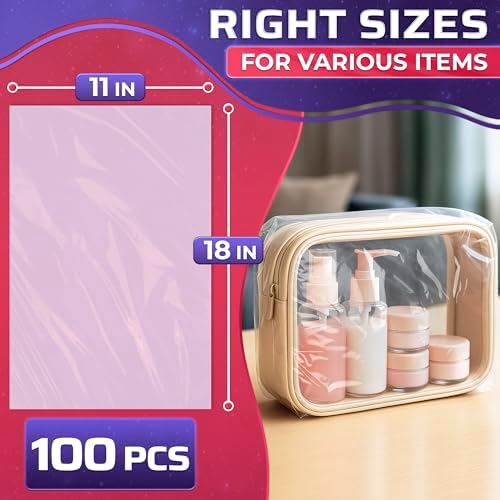 PalaYou 100 Pcs Heat Shrink Wrap Bags - Image 2