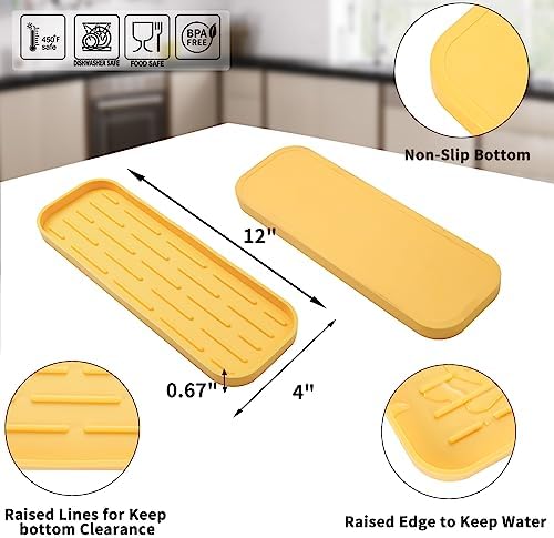 MicoYang Silicone Kitchen Sink Organizer Tray - Image 2