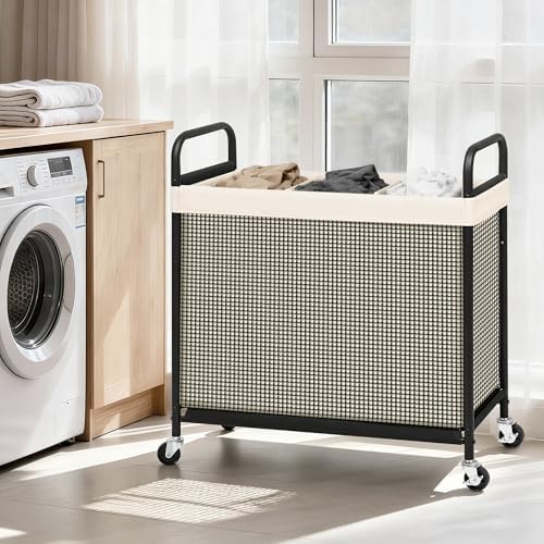 STORAGE MANIAC Rolling Laundry Hamper - Image 2