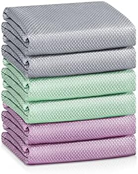 Fish Scale Streak Free Magic Glass Window Car Mirror Microfiber Cleaning Cloth by VPMURUGA