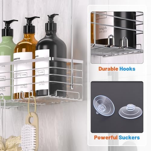 YUOROS 304 Stainless Steel Shower Caddy Hanging - Image 3
