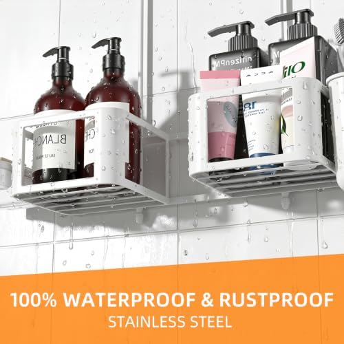 Epicano Shower Caddy for Handheld Showerheads, Stainless Steel - Image 5