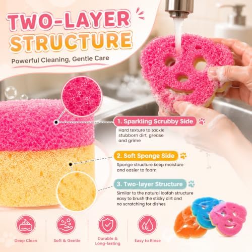 FillTouch Dog 3 Pcs Scrub Sponge - Image 3