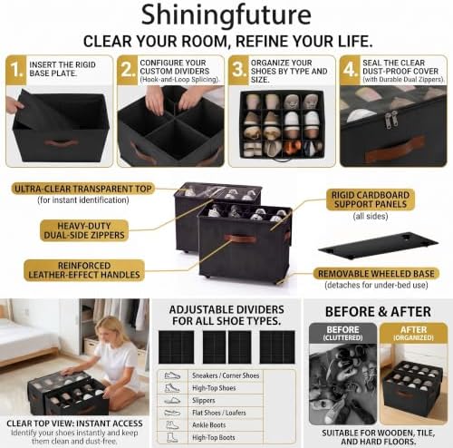 2 Pack Shoe storage Organizer - Image 7
