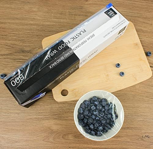 Plastic Food Wrap- 1600 SQ. FT. BPA-Free, Optional Slide Cutter Included - Image 2