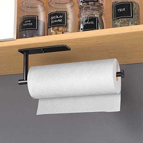 VAEHOLD Self Adhesive Paper Towel Holder Under Cabinet Mount, Wall Mount Paper - Image 5