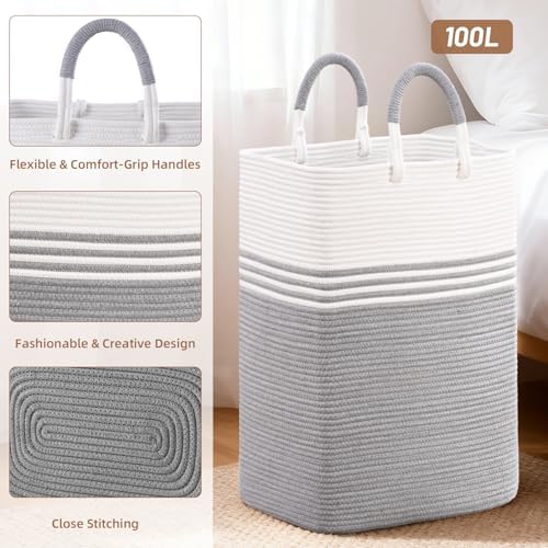 Laundry Basket Hamper, Blanket Storage, Dirty Clothes Hamper - Image 6