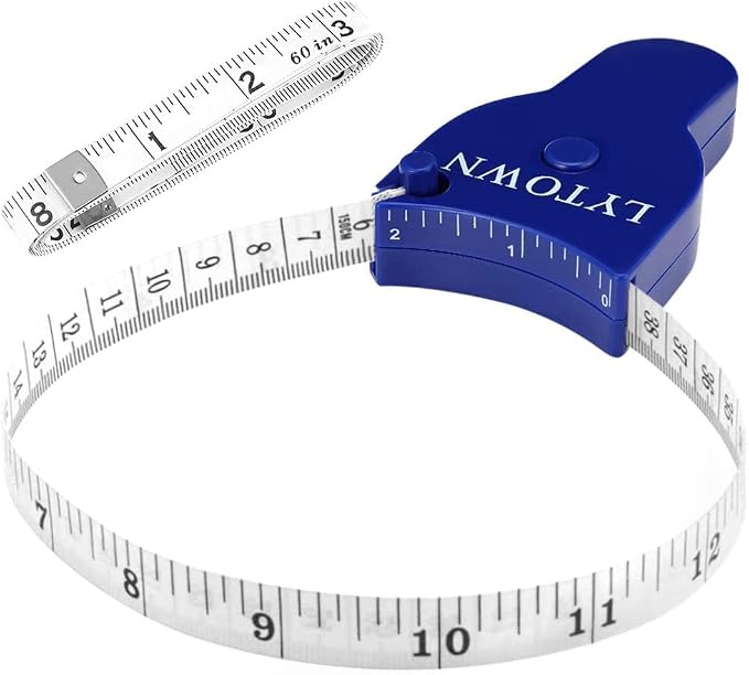 2PCS Body Measure Tape 60inch, Automatic Telescopic Tape Measure by LYTOWN