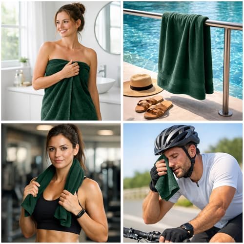 DAN RIVER 8 Piece Luxury Bath Towels - Image 3
