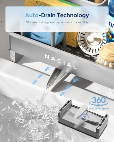 Nacial Kitchen Sink Organizer, Sink Caddy - Image 3