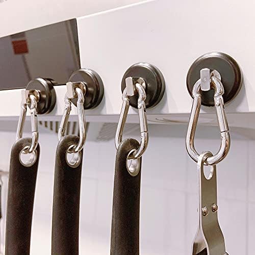 WELLZEER Magnetic Hooks 100lbs Black Magnet Hooks - Image 6