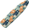 Cartoon Forest Cat Stain Resistant Polyester Ironing Covers Colorful Forest by Daulesho