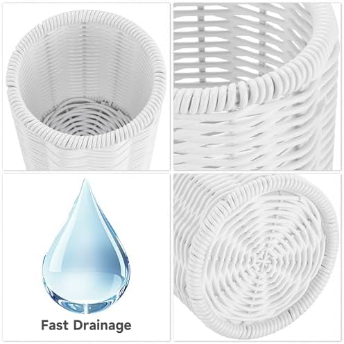 Rattan Jars, Car Storage Box, 4.13" x 4.92" Bathroom Essentials Accessories - Image 7