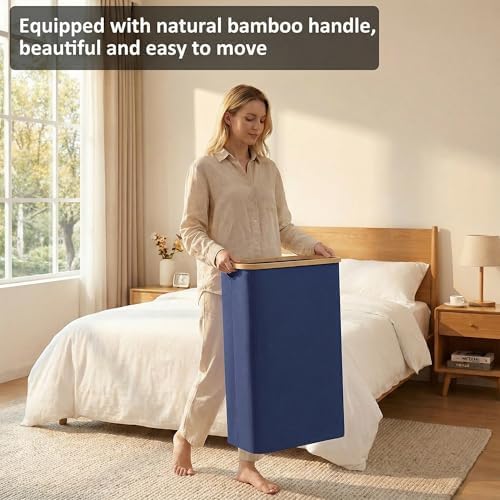 Slim Laundry Basket, 60L Laundry Hamper - Image 7