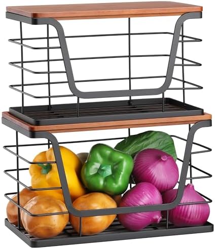ALOCEO 2 Pack Stackable Storage Bins - Image 4