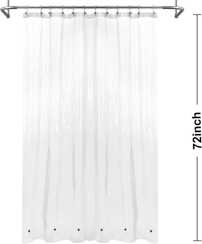 Barossa Design Oeko-tex Certified Shower Curtain Liner Standard Size - Image 7