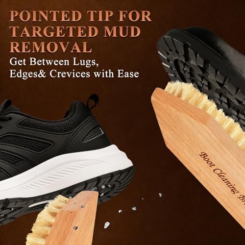 Heavy Duty Boot Cleaning Brush, Shoe Cleaning Scrubber Effectively Cleans Mud - Image 4