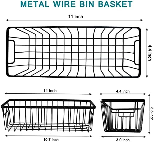 SheeChung Wall Hanging Baskets, Small Wire Basket - Image 2