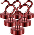 Neosmuk Magnetic Hooks for Cruise Cabins, 40lb Heavy Duty, 6 Pack by Neosmuk
