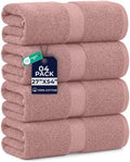 DAN RIVER 600 GSM Cotton Large Bath Towels Set of 4, 27 x 54 Inches by DanRiver