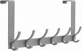 Peasulin Over The Door Hooks, 1 Pack Grey Door Hanger Rack | by Peasulin