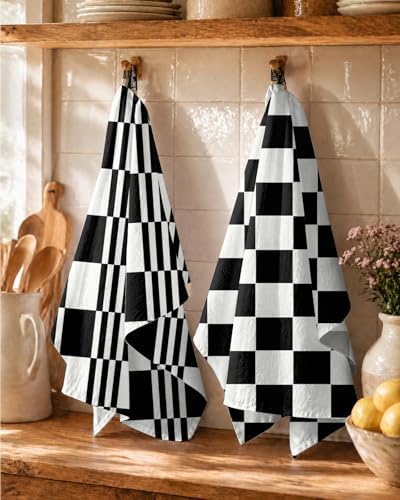 Miss Adola 2 Pack 150GSM Flour Sack Kitchen Towels - Image 5
