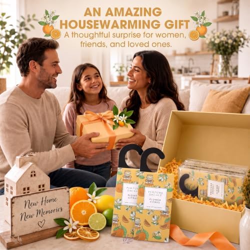 Large 12 Packs Flower Citrus Hanging Scented Sachets Long-Lasting Closet - Image 5