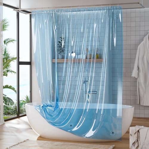 Titanker Shower Curtain Liner, Plastic Shower Liner PEVA 72 x 72 Lightweight - Image 6
