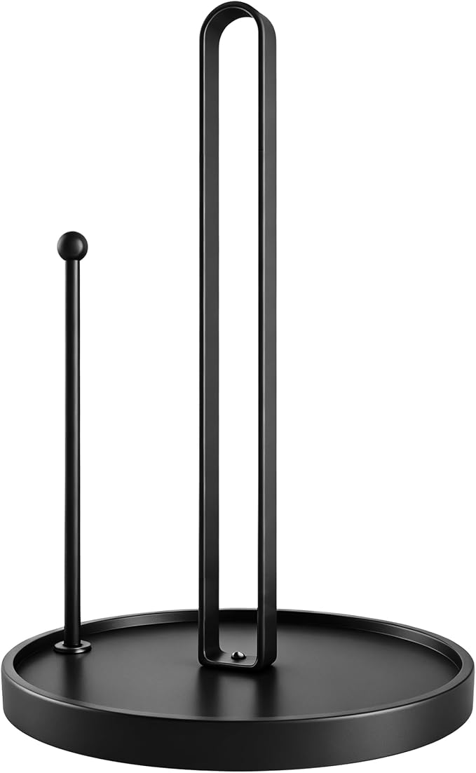 TONLEA Paper Towel Holder Countertop, Kitchen Roll Dispenser, Standing Paper by TONLEA