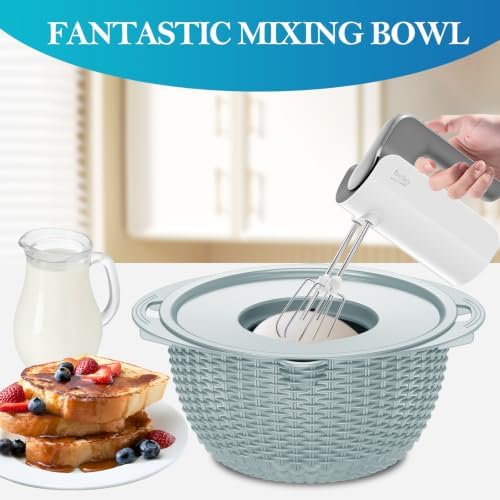4 in 1 Colander with Mixing Bowl Set, Colander - Image 4
