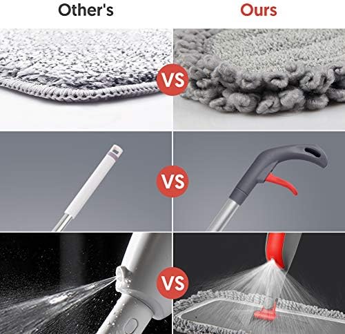 Spray Mops for Floors Cleaning: Hardwood Floor Mop Wet Dry Mop Refillable - Image 2